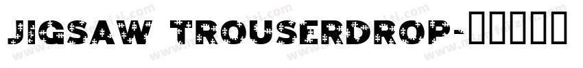 JIGSAW TROUSERDROP字体转换